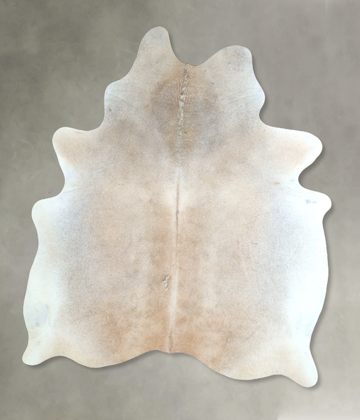 Grey with Beige Cowhide Rug #A48562