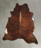 Dark Brindle Cowhide Rug #A48574