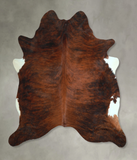 Dark Brindle Cowhide Rug #A48576