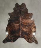 Dark Brindle Cowhide Rug #A48582