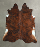 Dark Brindle Cowhide Rug #A48611