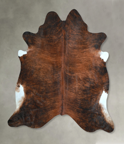 Dark Brindle Cowhide Rug #A48613