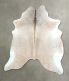 Grey with Beige Cowhide Rug #A48770