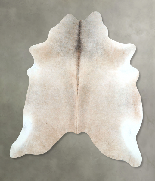 Grey with Beige Cowhide Rug #A48770