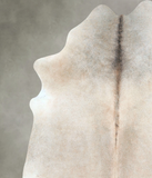 Grey with Beige Cowhide Rug #A48770