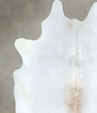 Grey with Beige Cowhide Rug #A48787