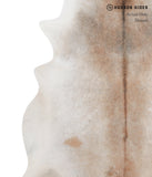 Grey with Beige Cowhide Rug #A4879