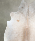 Grey with Beige Cowhide Rug #A48860
