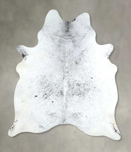 Salt and Pepper Black Cowhide Rug #A48868