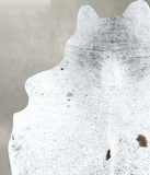 Salt and Pepper Black Cowhide Rug #A48878
