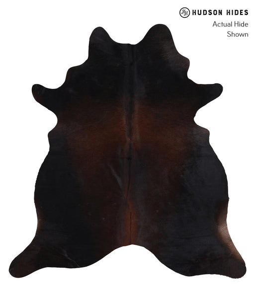 Brown with Red Cowhide Rug #A4914