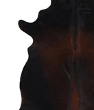 Brown with Red Cowhide Rug #A4914
