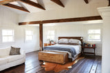 Solid Brown Cowhide Rug #A49429
