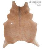 Solid Brown Cowhide Rug #A4947