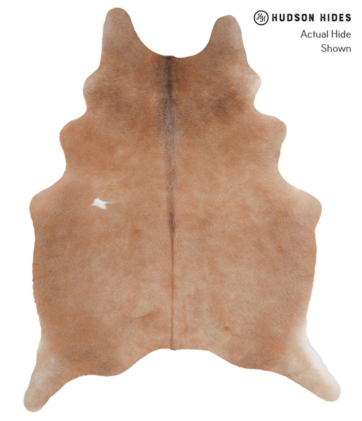 Solid Brown Cowhide Rug #A4947
