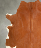 Brown and White Cowhide Rug #A49595