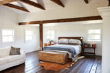 Brown and White Cowhide Rug #A49595