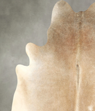 Grey with Beige Cowhide Rug #A49802
