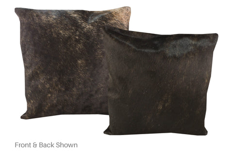 Dark Brindle Cowhide Pillow #A50012
