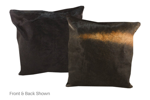 Chocolate Cowhide Pillow #A50023