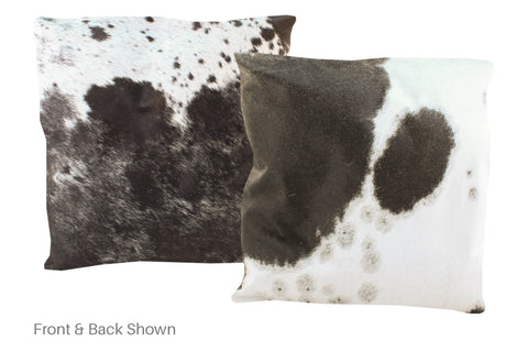 Black and White Cowhide Pillow #A50091