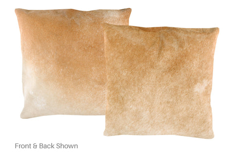 Beige Cowhide Pillow #A50230