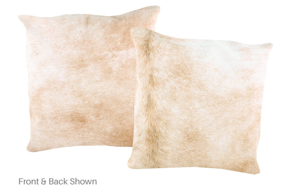 Beige Cowhide Pillow #A50249