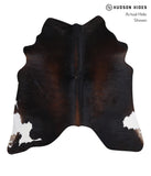 Chocolate and White Cowhide Rug #A5027