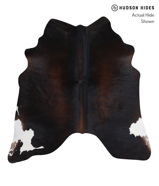 Chocolate and White Cowhide Rug #A5027