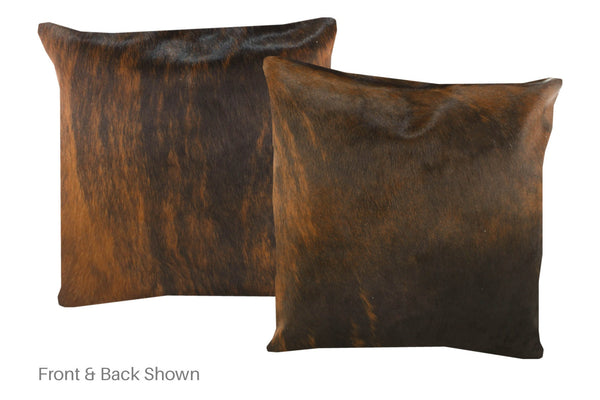 Dark Brindle Cowhide Pillow #A50315