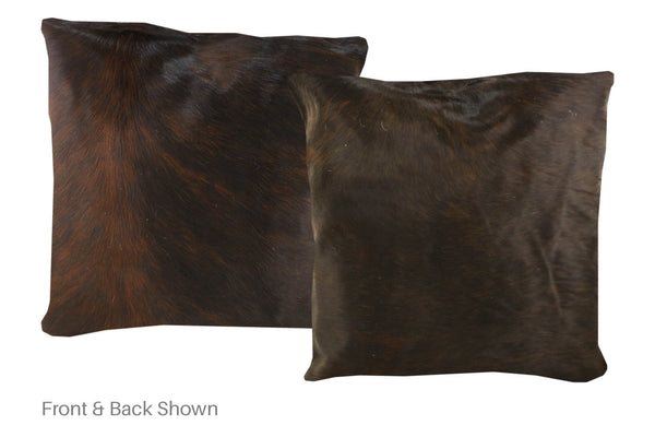 Dark Brindle Cowhide Pillow #A50354