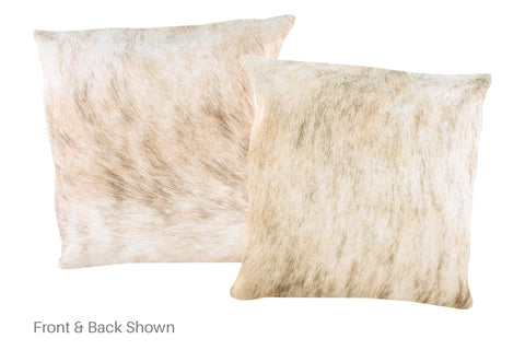 Light Brindle Cowhide Pillow #A50445