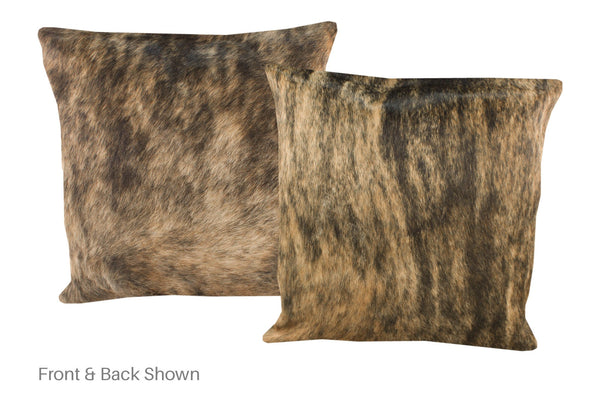 Light Brindle Cowhide Pillow #A50504