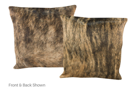 Light Brindle Cowhide Pillow #A50504