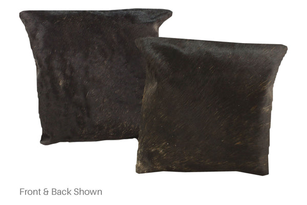 Dark Brindle Cowhide Pillow #A50738