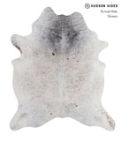 Salt and Pepper Brown Cowhide Rug #A5135