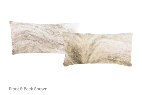 Grey Cowhide Pillow #A51383