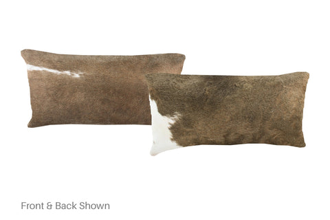 Taupe Cowhide Pillow #A51609