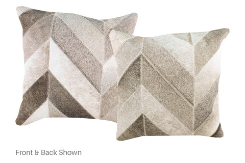 Patchwork Cowhide Pillow #A51679