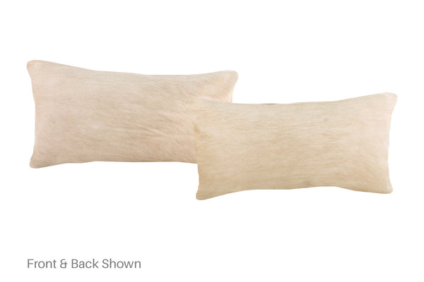 Champagne Cowhide Pillow #A51759