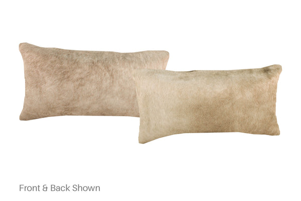 Champagne Cowhide Pillow #A51764