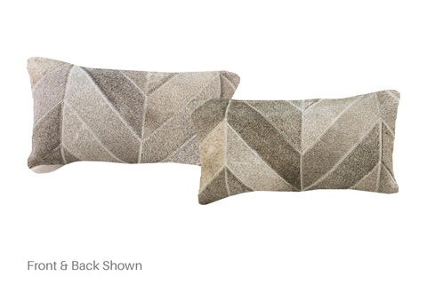 Patchwork Cowhide Pillow #A51787