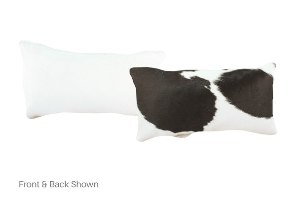 Black and White Cowhide Pillow #A51871