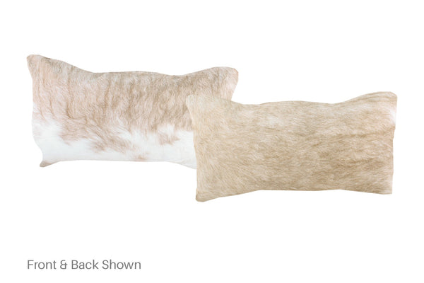 Champagne Cowhide Pillow #A51905