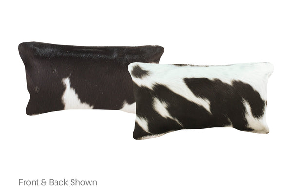 Black and White Cowhide Pillow #A52012