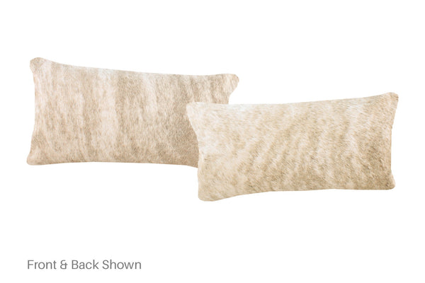 Light Brindle Cowhide Pillow #A52123