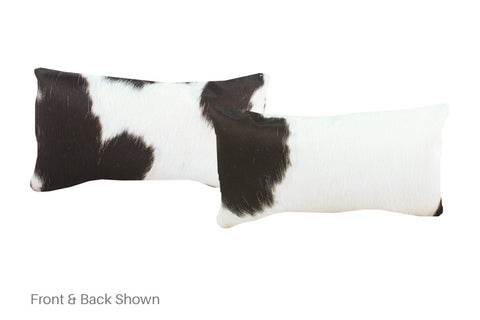 Black and White Cowhide Pillow #A52171