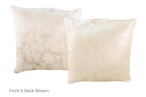 Champagne Cowhide Pillow #A52207