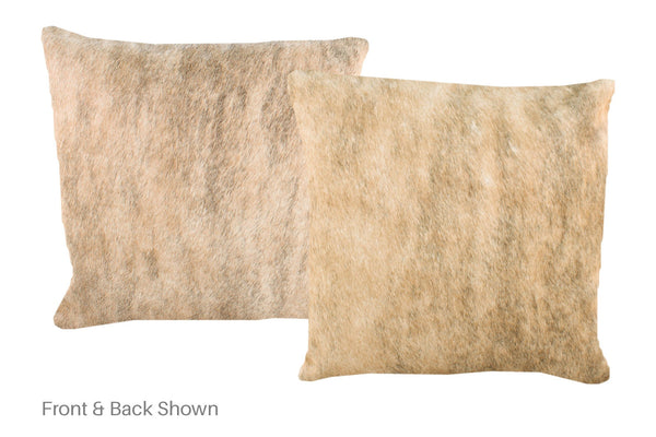 Light Brindle Cowhide Pillow #A52234