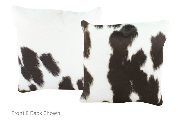 Black and White Cowhide Pillow #A52292
